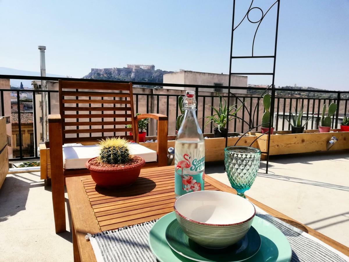 As Jacuzzi On Privet Roof Top With Acropolis View Apartment Athens Ngoại thất bức ảnh